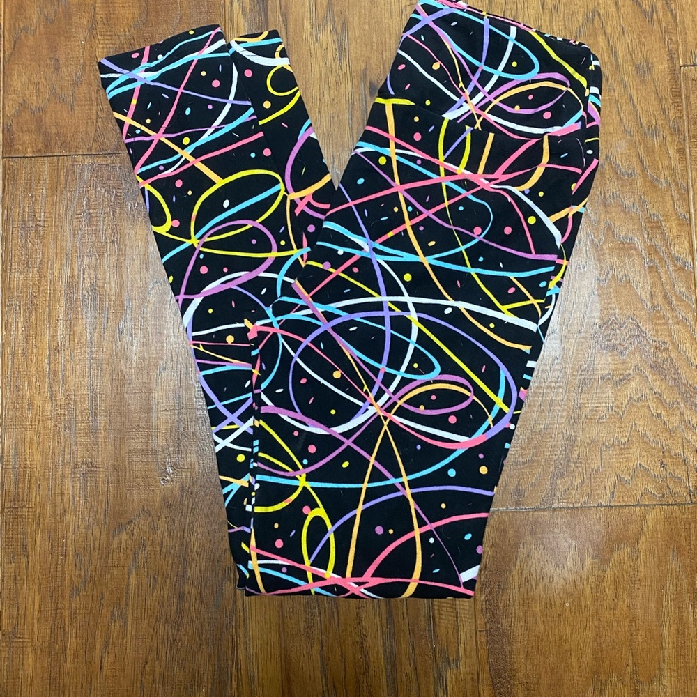 Lularoe OS leggings- special edition birthday leggings